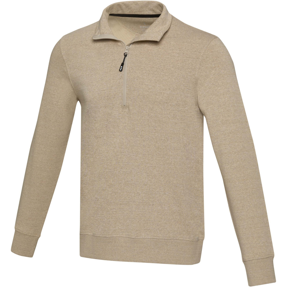 Logo trade promotional merchandise photo of: Tin unisex Aware™ recycled quarter zip sweater